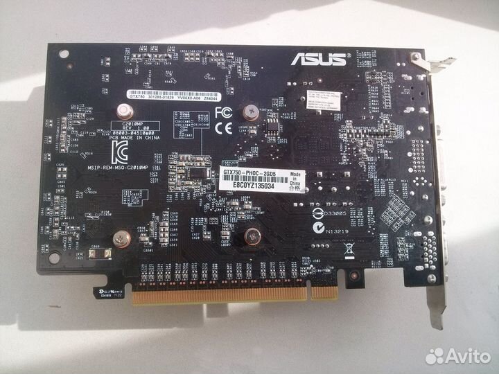 Видеокарты Asus gtx