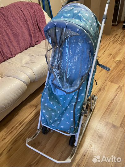 Коляска санки