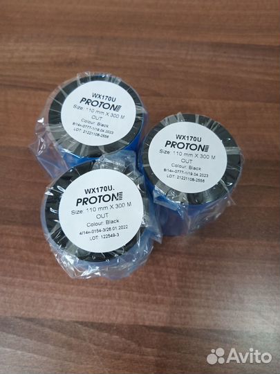 Термотрансферная лента из материала Wax