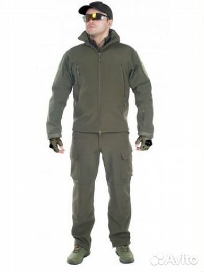 Тактический костюм softshell олива все размеры