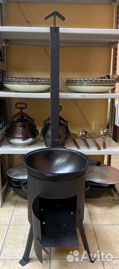 Печь под Казан с дымоходом