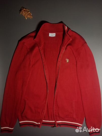 Свитер на молнии U.S. Polo Assn