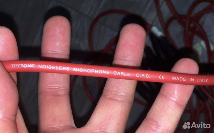 Кабели XLR 140см 108см Италия Профессиональный