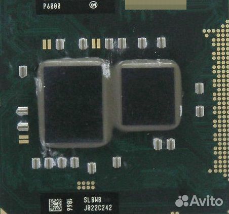 Процессор для ноутбука Intel Dual Core Mobile P600