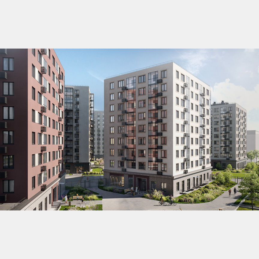 1-к. квартира, 37,4 м², 8/9 эт.