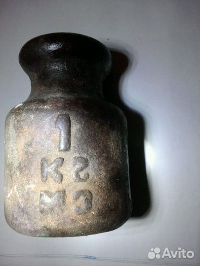 Гиря весовая / Весы ручные старинные