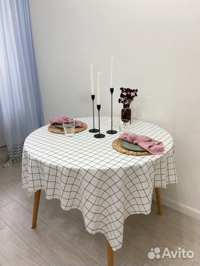 Скатерть. Скатерть в клетку