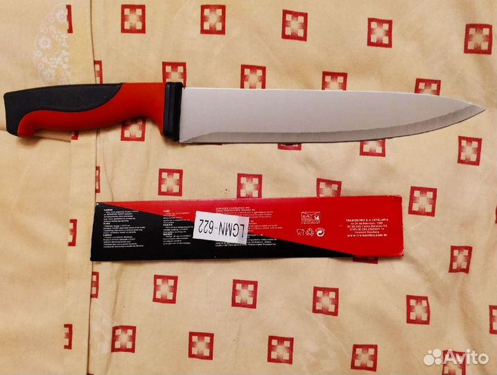 Нож кухонный Tramontina (оригинал). Длина 35,5 см