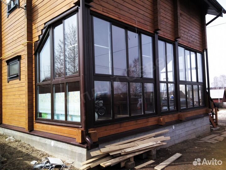 Остекление веранд, беседок, крылечек