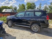 Toyota Land Cruiser Prado 2.8 AT, 2019, битый, 105 000 км, с пробегом, цена 2 700 000 руб.