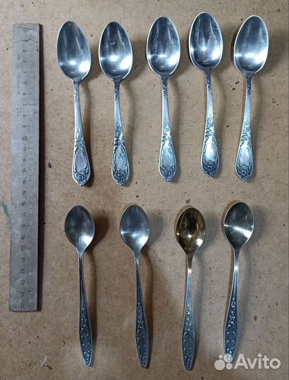 Ложки чайные мельхиор СССР