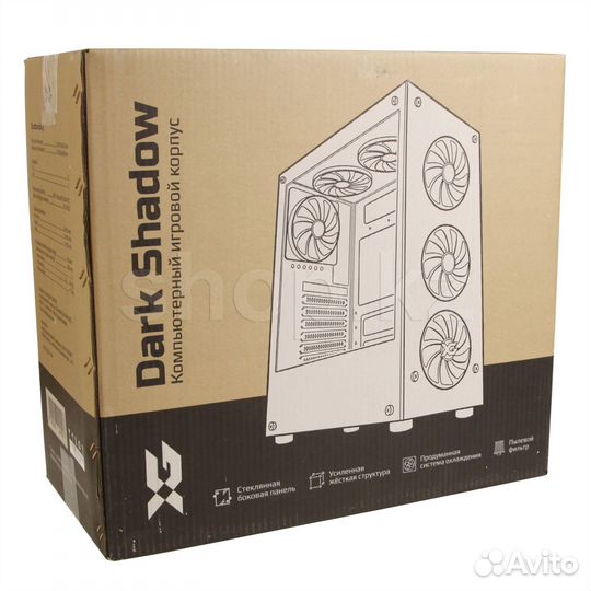 Игровой корпус для пк X-Game Dark Shadow новый ATX