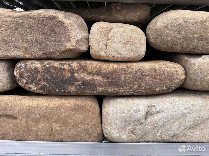 Камень для подпорной стенки Речной 150-300мм