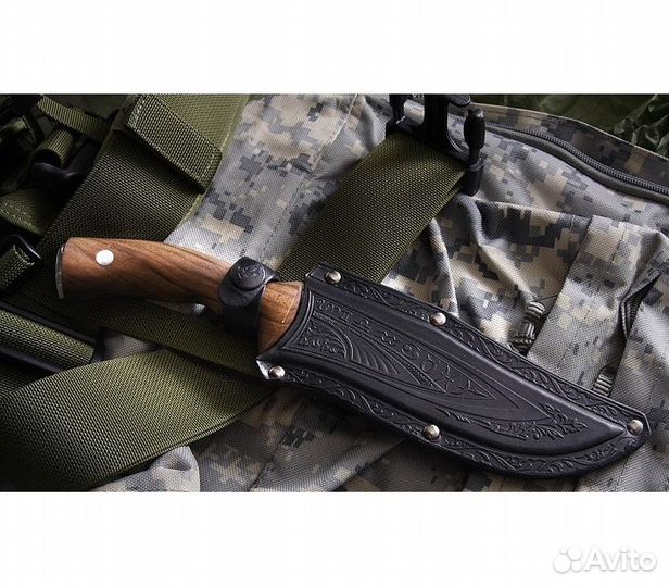 Нож зодиак дерево орех (50131) Кизляр