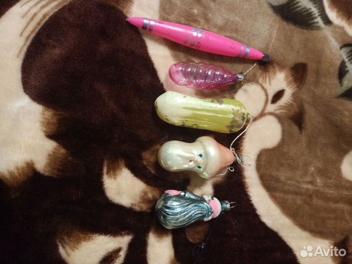 Игрушки ёлочные советские