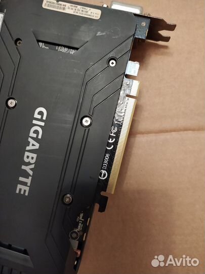 Видеокарта gigabyte GTX 1060 5 gb