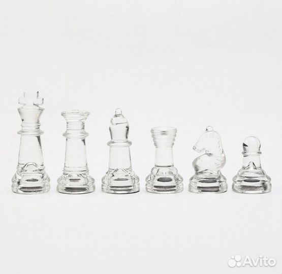 Шахматы стеклянные новые 35х35см