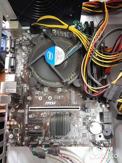 Материнская плата Msi b360m с Celeron G4900