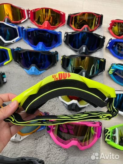 Очки для мотокросс эндуро 100 + линза прозрачная в