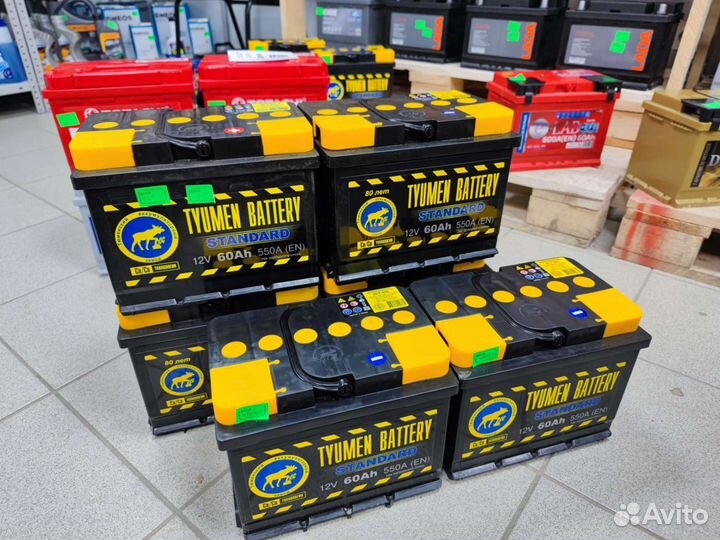 Аккумулятор Тюмень standard 60 А/ч пушка