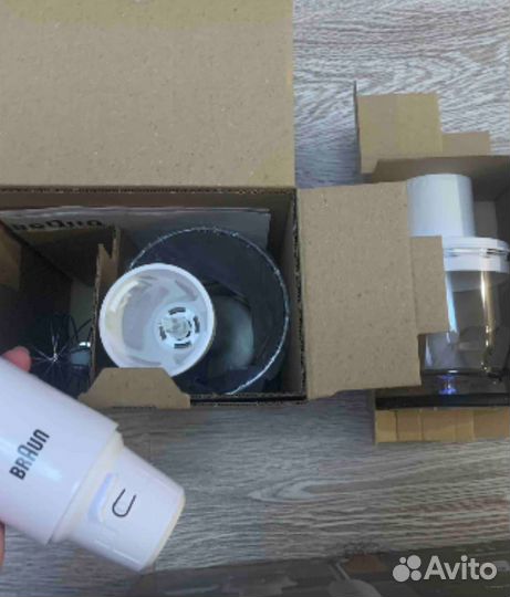 Блендер погружной braun новый