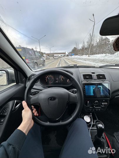 Обшивка на руль с карбоном ваз лада