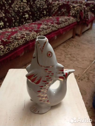 Графин рыба под реставрацию