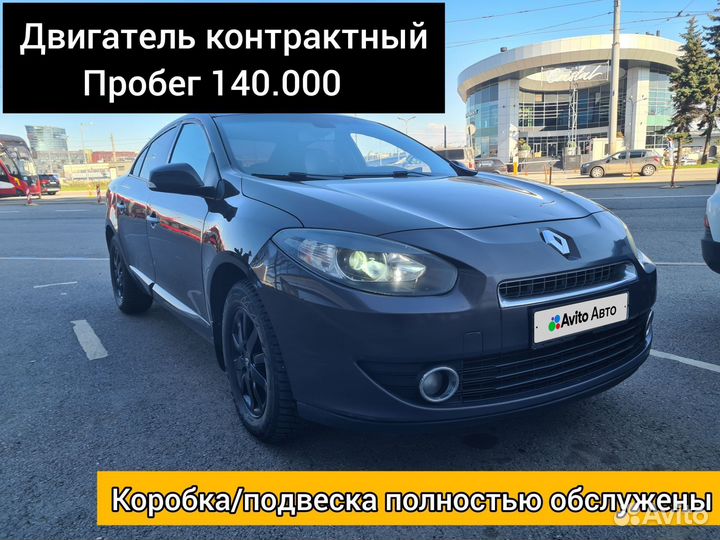 Renault Fluence 1.6 AT, 2012, 413 000 км