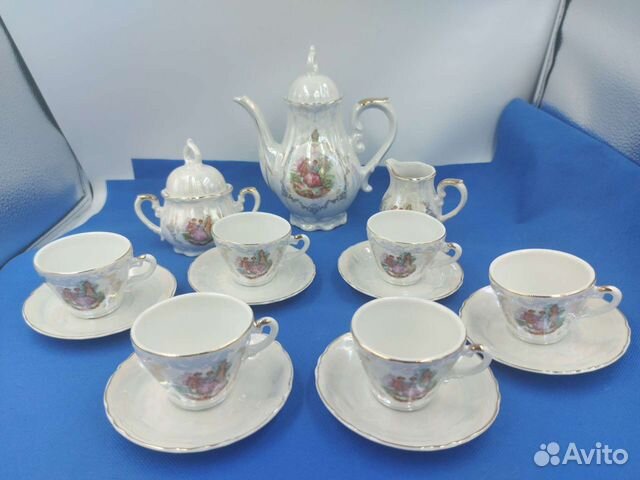 Старинный Сервиз кофейный Мадонна Япония