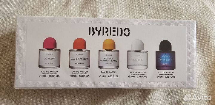 Byredo набор парфюма подарочный 5 штук по 10ml