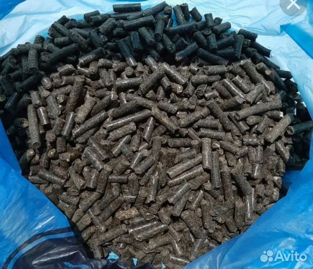 Пелеты из лузги подсолнечника