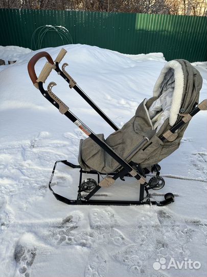 Санки коляска nika 7 8 к