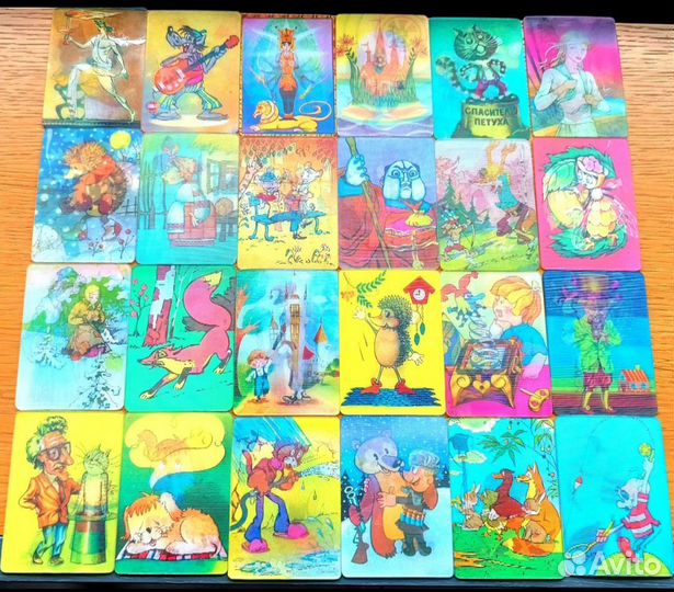 Переливные календари+стерео открытки СССР