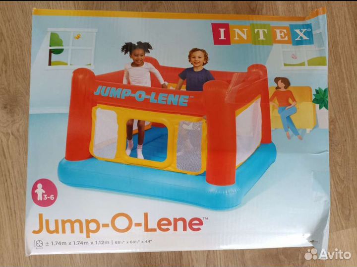 Батут надувной