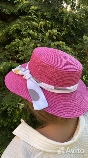 Новая Плетеная Шляпа женская летняя/Головной убор