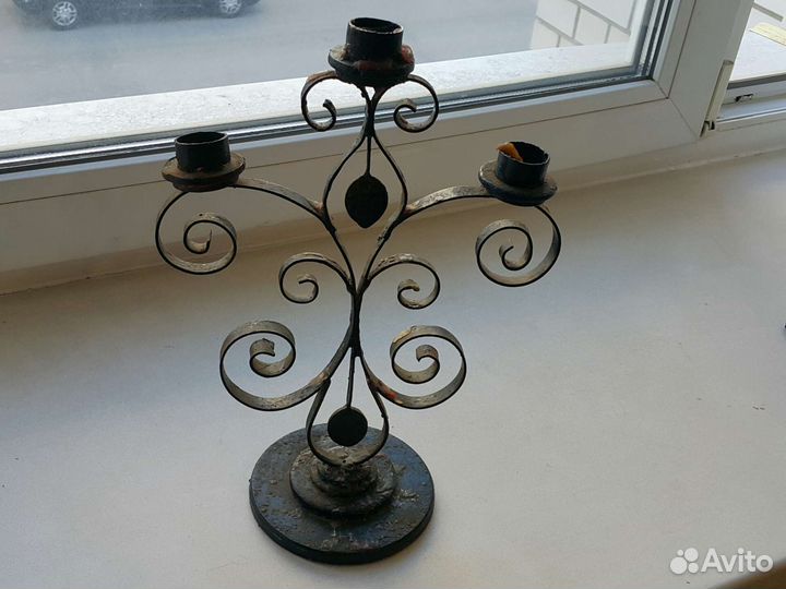 Подсвечник тяжелый касли коллекция