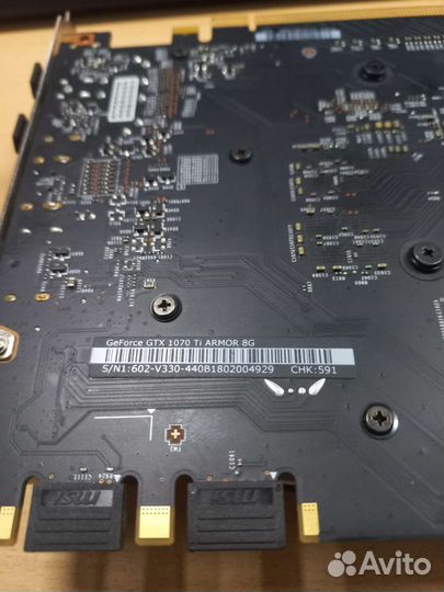 Видеокарта gtx 1070 ti 8gb