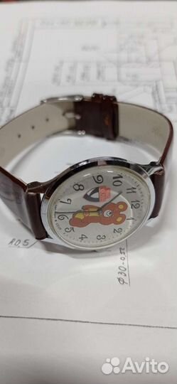 Часы олимпийский мишка