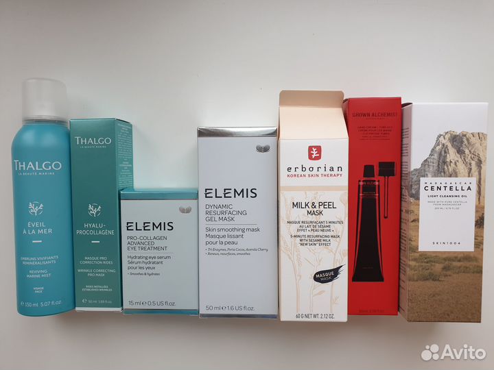 Крем маска спрей для лица elemis thalgo erborian