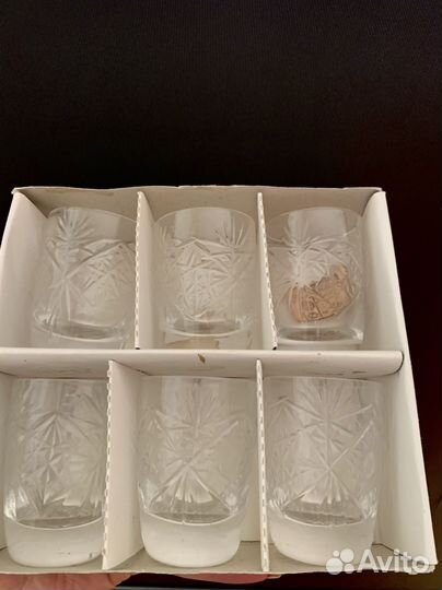 Хрустальные рюмки СССР