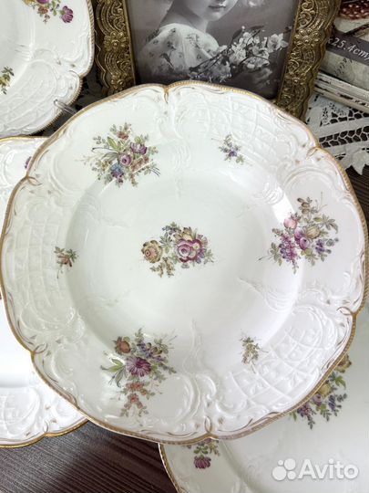 Антикварные тарелки Rosental Sanssouci