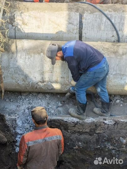Аренда компрессора с отбойными молотками