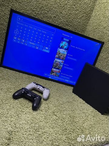 Sony PlayStation 4 slim + 400игр