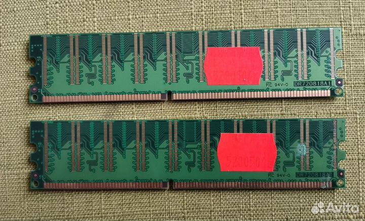 Оперативная память DDR256мб PC3200