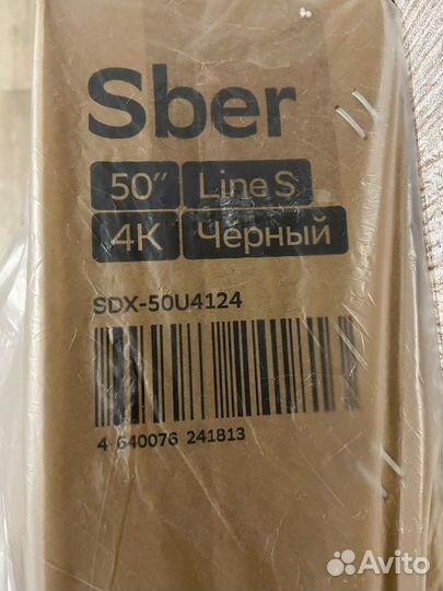 Телевизор Sber SDX-50U4124 4K 2GB