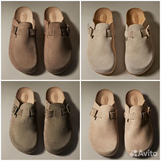 Кожаные мюли Zara Home, 35-42