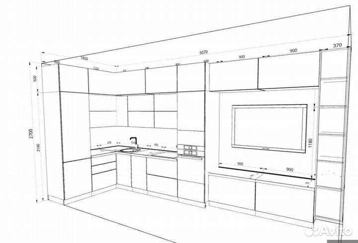 Создание проектов кухни дистанционно