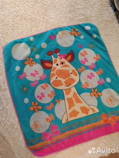 Плед с жирафиком