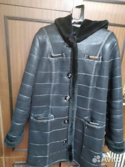 Дубленка натуральная женская 50 52 Италия
