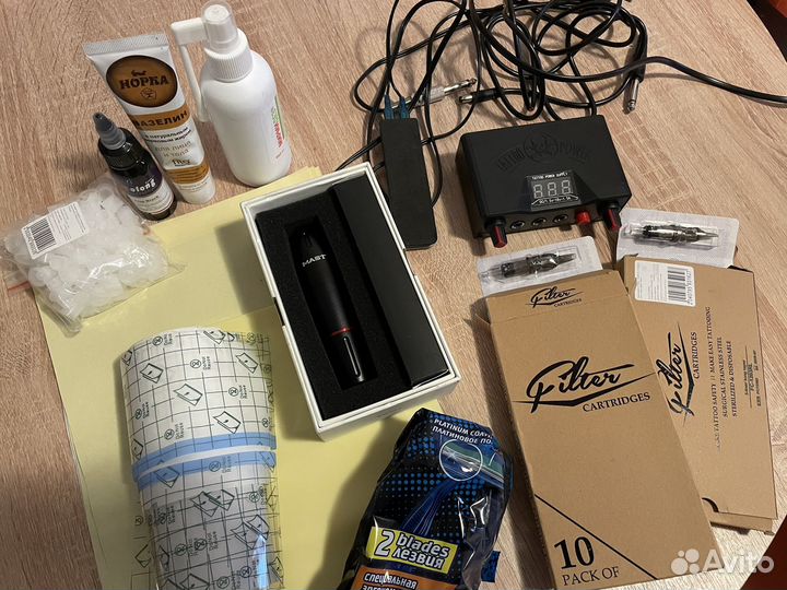 Тату машинка и набор